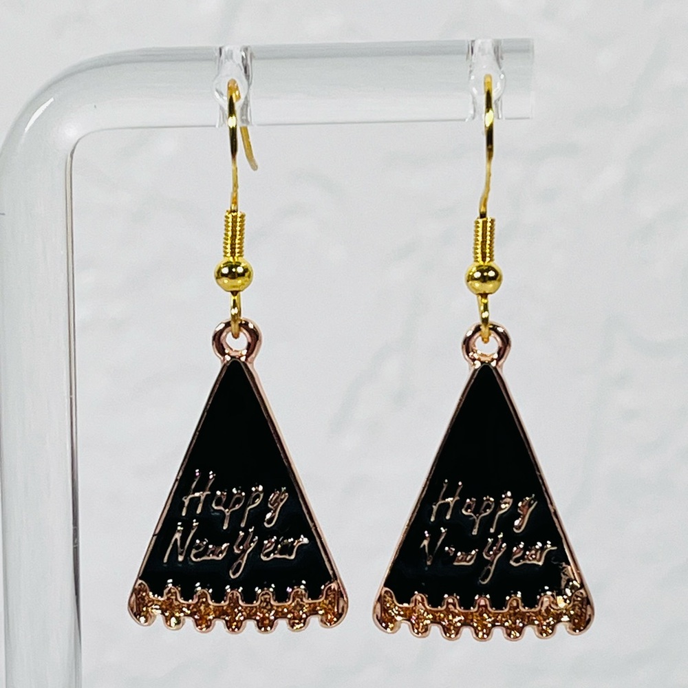 4/$20 New Year's Hat Earrings